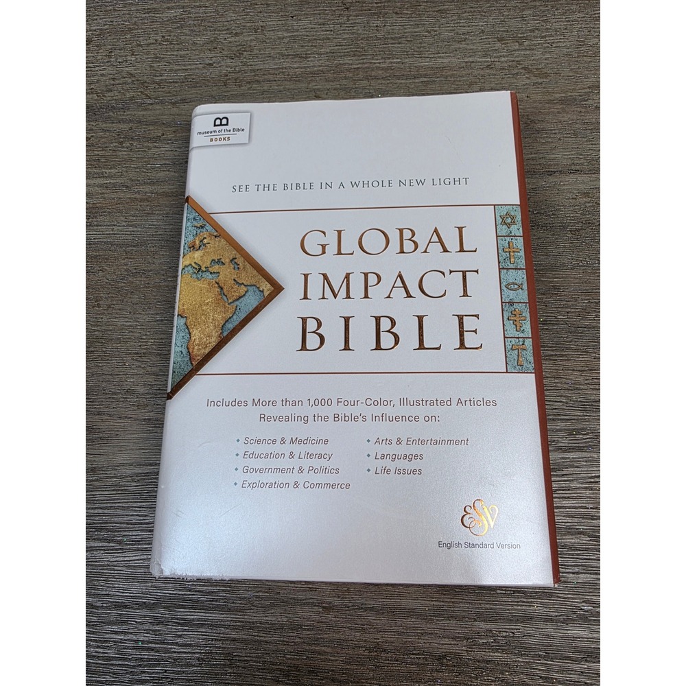 Global Impact Bible English Standard Version Museum of the Bible Books